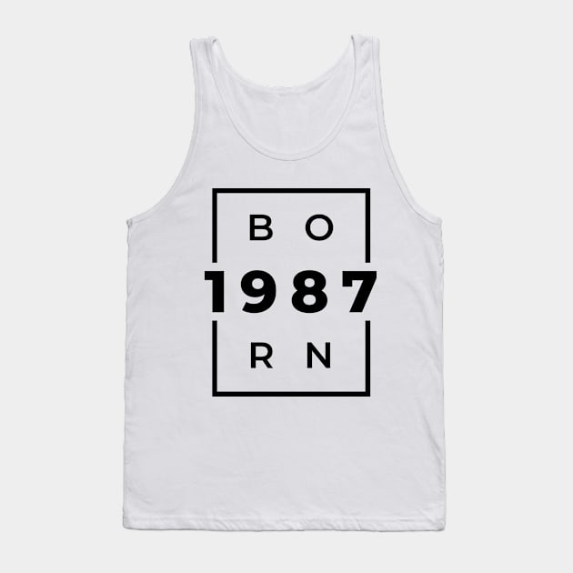 Born 1987 Tank Top by hubcon